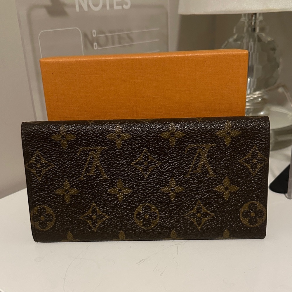 Louis Vuitton Dark Brown Monogram Wallet - Picture 4 of 12